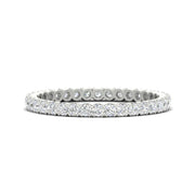 0.75 Carat Round Cut Bezel Set Eternity Band